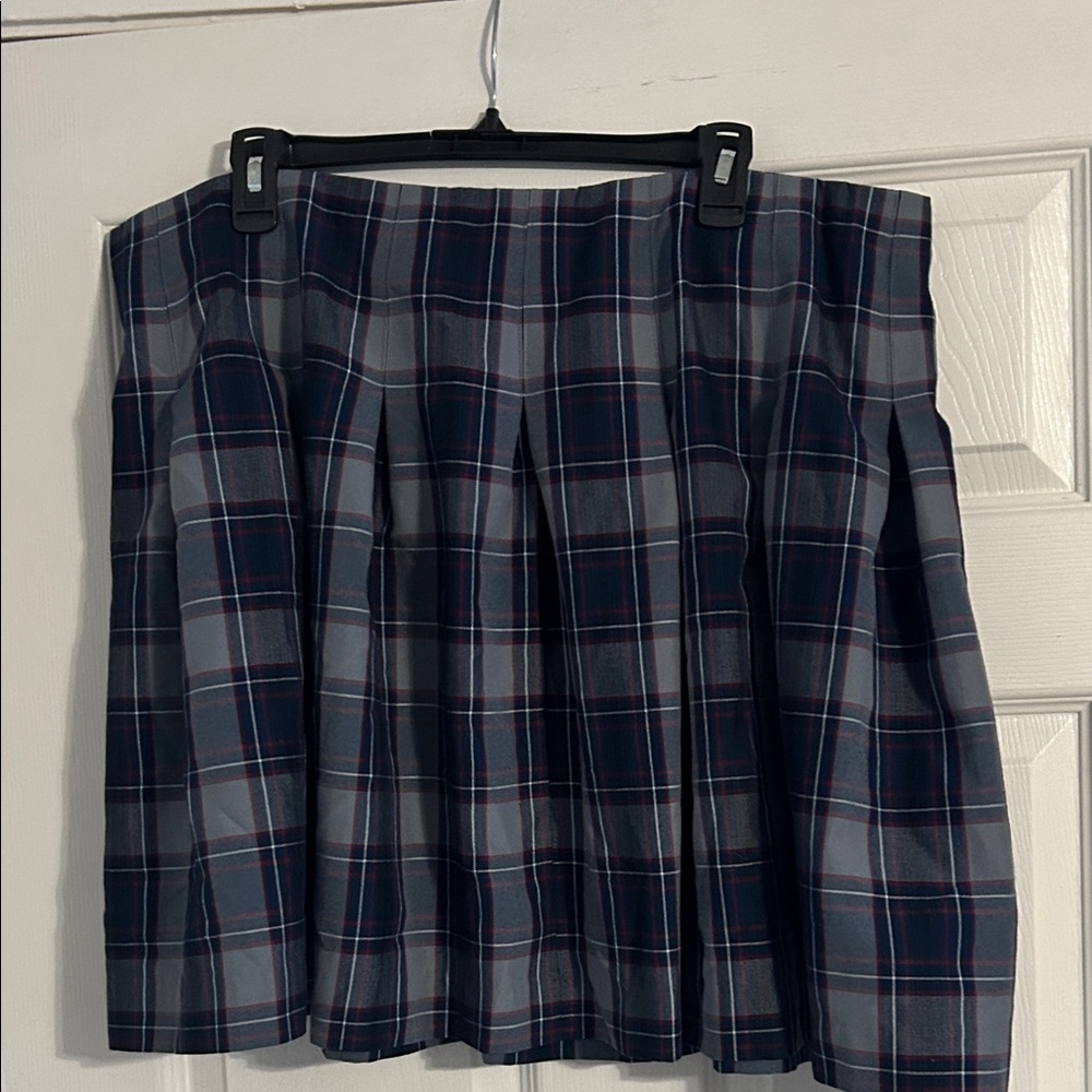 Plaid Pleated Women's Skirt